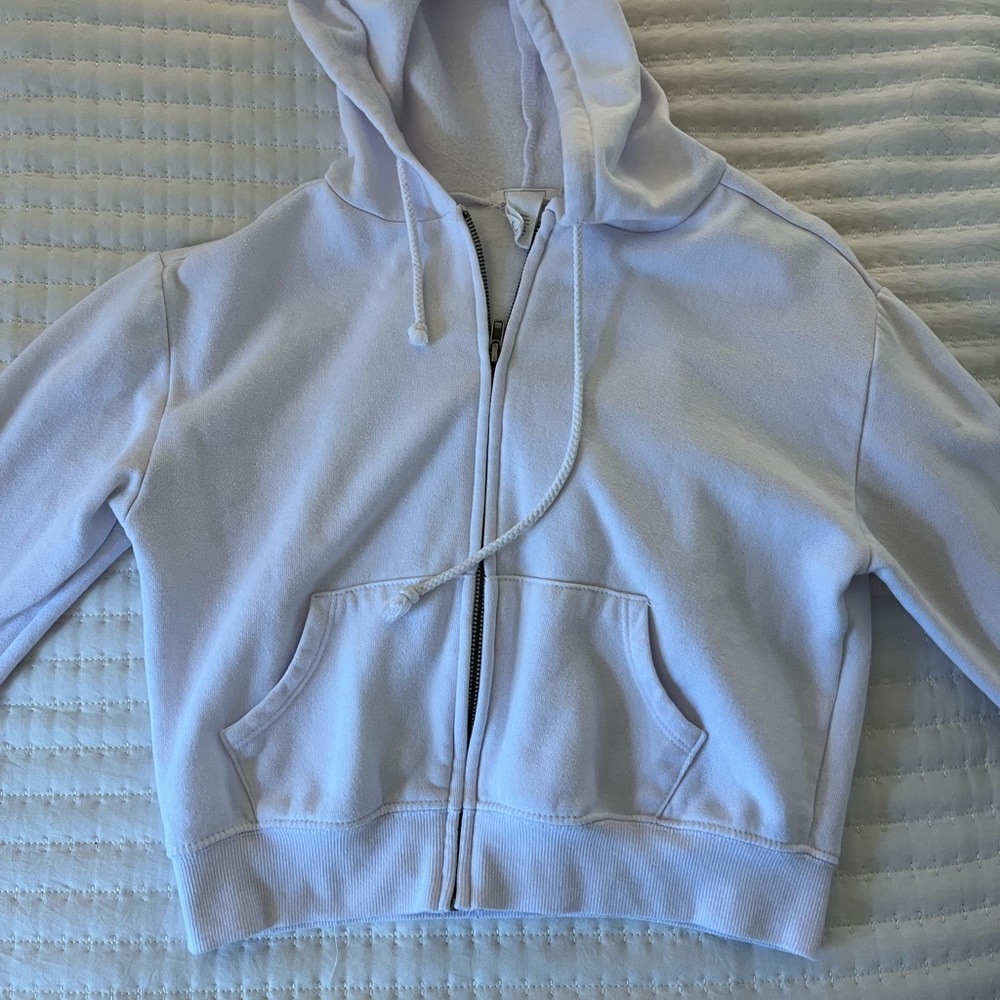 cropped hoodie sweatshirt